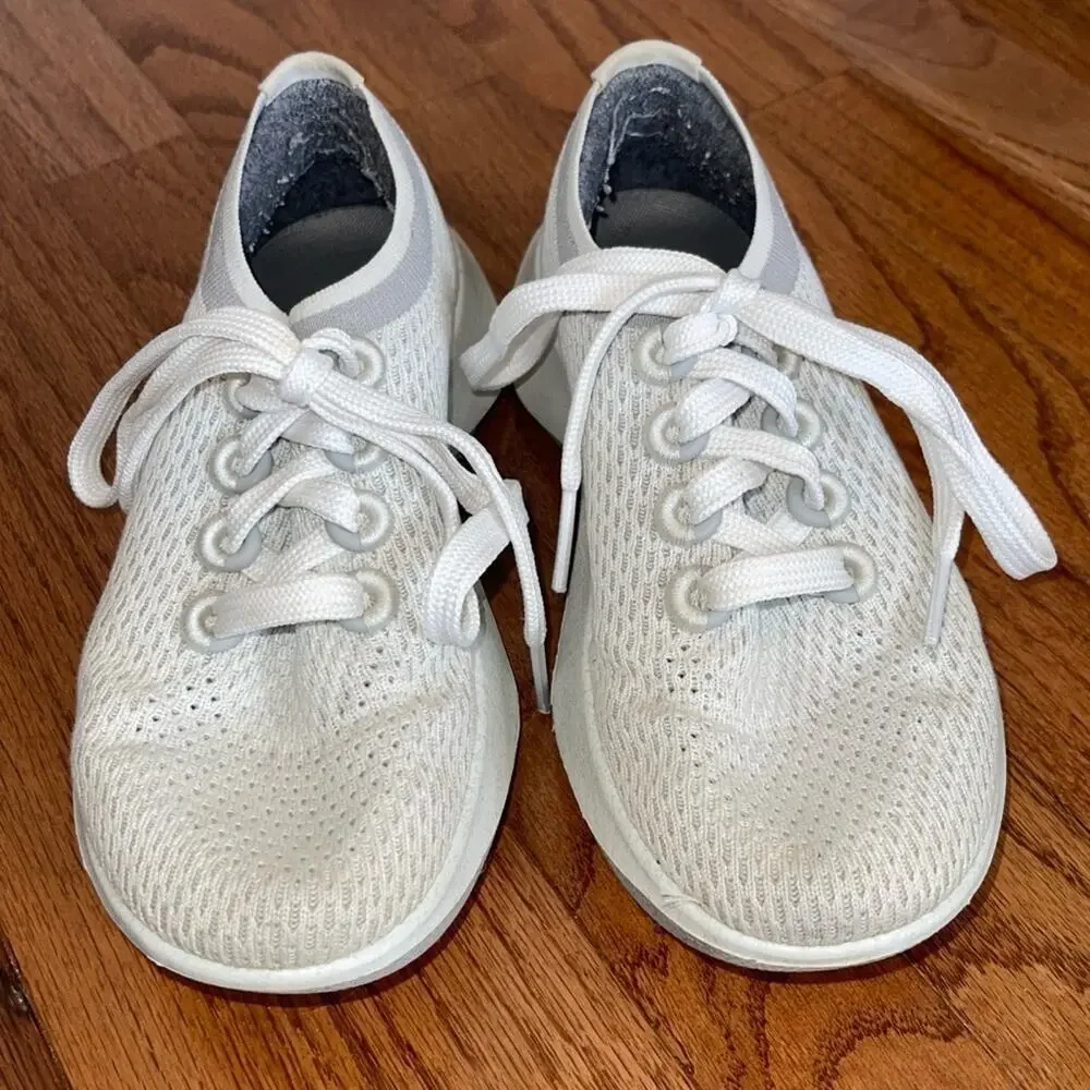Allbirds Women's TD Tree Dasher Knit Running Shoe White Size 7.5